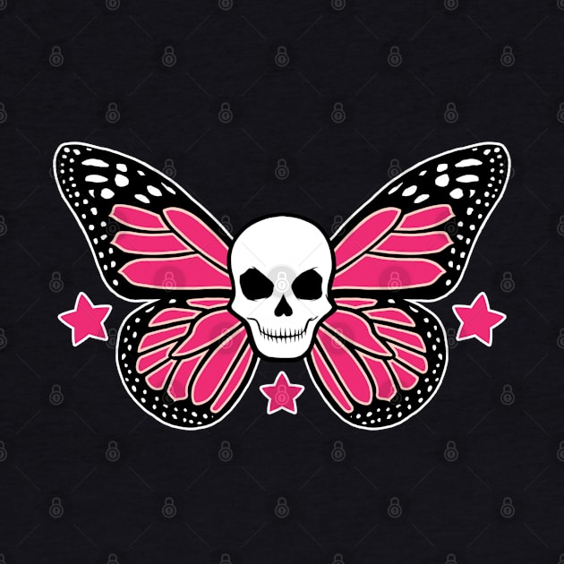 Butterfly Skull by Ellador